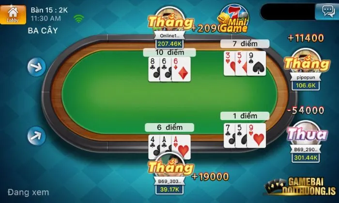 3 cây mayclub Tham gia chơi 3 cây tại Mayclub người chơi được hưởng nhiều lợi ích