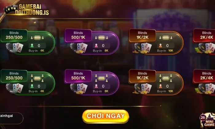 Bài tây sunwin Poker Sunwin