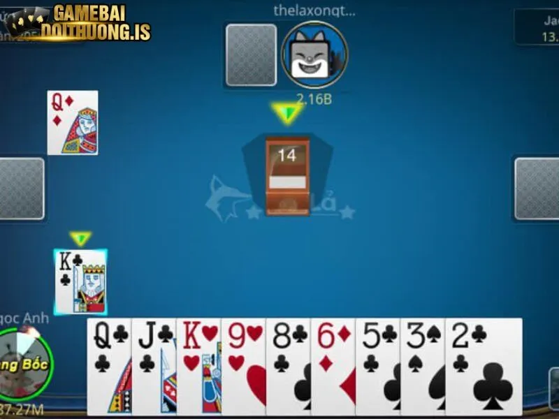 Các thao tác thực hiện trong ván cược 