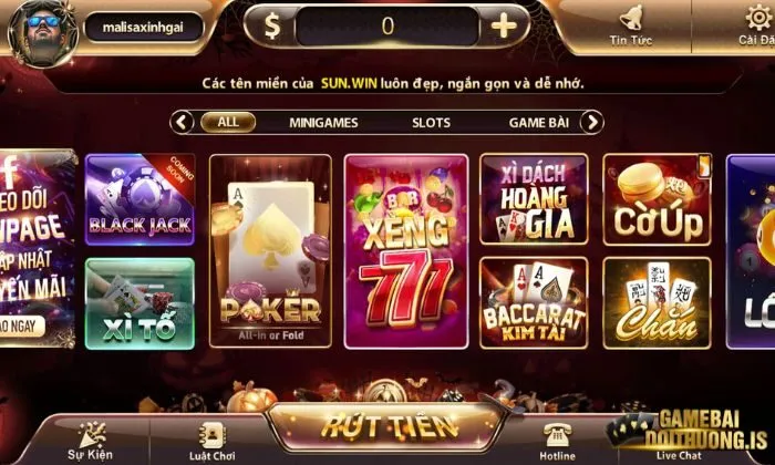 Chắn sunwin Tham gia bài Chắn tại Sunwin