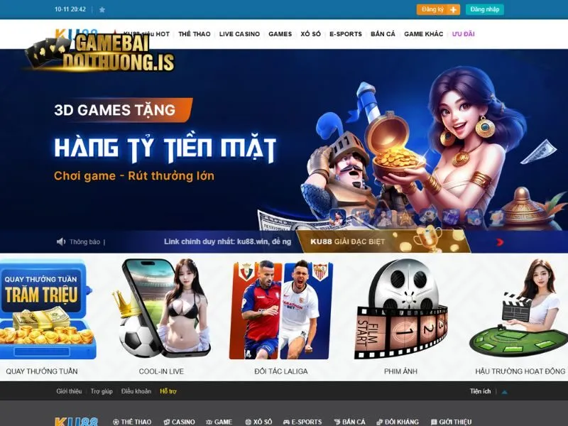 Chọn trò chơi bài bạn yêu thích ngay tại KU88