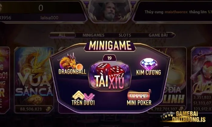 Giao diện sảnh game bắt mắt, ấn tượng