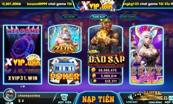 game bài đổi thưởng xvip Slot nổ hũ Xvip