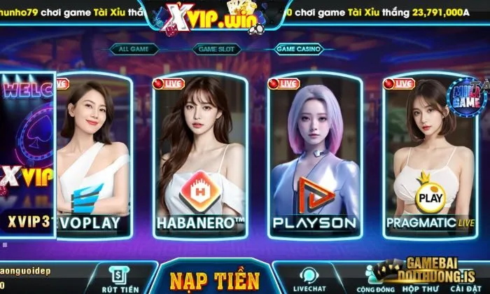 game bài đổi thưởng xvip Casino Live Xvip