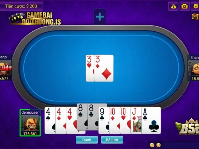 Giao diện game bài Oxbet hiện đại dễ thao tác