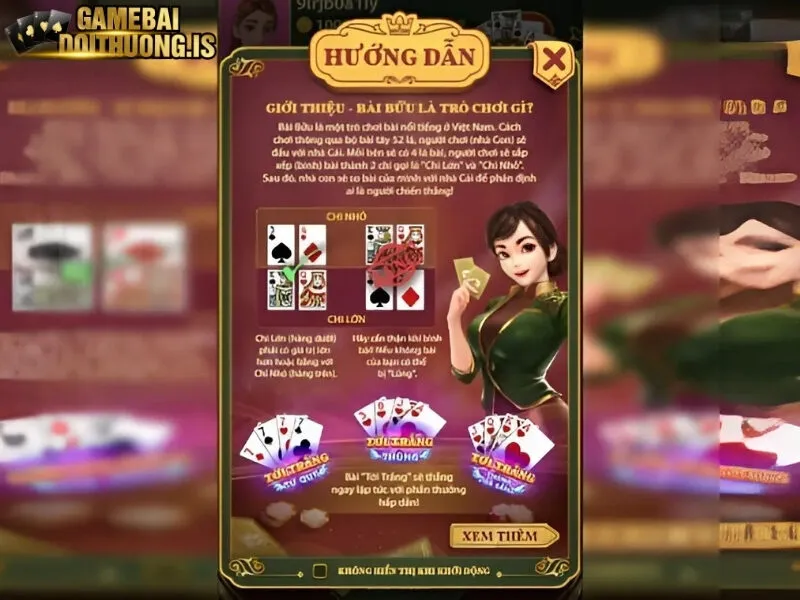 Luật chơi, cách chia bài chi tiết cho tân thủ 