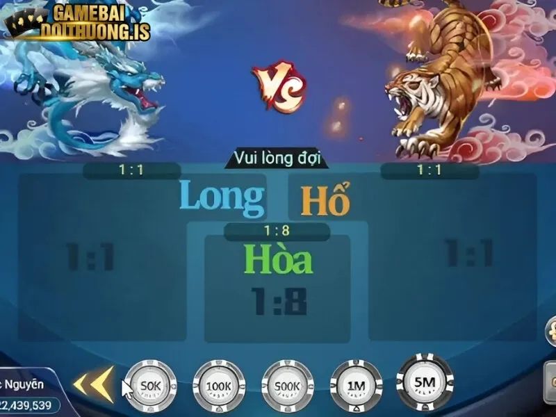 Những cửa cược rồng hổ cơ bản