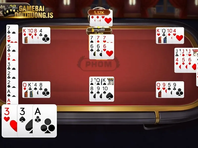 Những hành động của người chơi thực hiện trong ván 