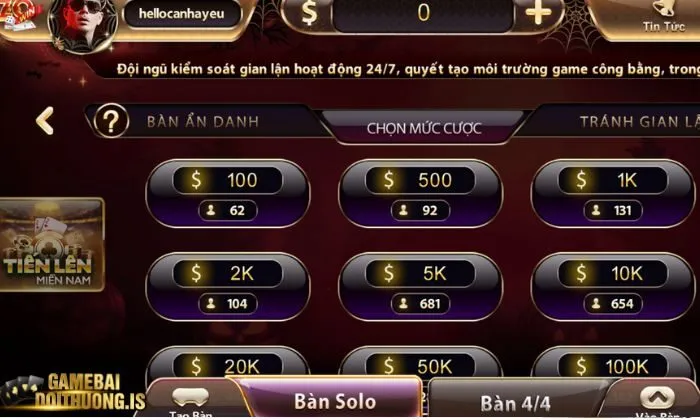 Những lưu ý bạn nên biết trong tiến lên miền Bắc