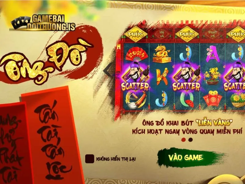 Ông đồ nổ hũ đem lì xì may mắn đến mọi nhà