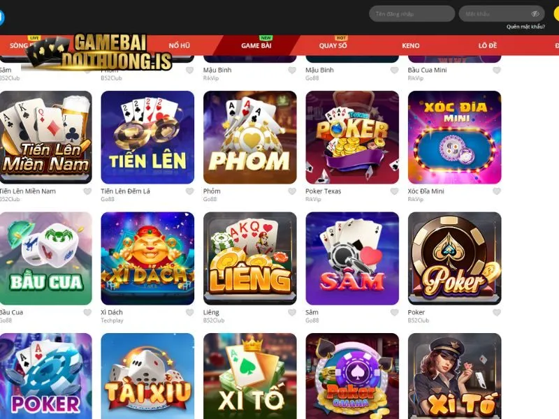 Sảnh đánh bài May88 kết nối bạn với đa dạng nhà cung cấp