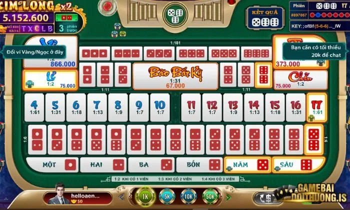 Sicbo iwinclub Bàn chơi Sicbo iwinclub