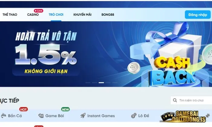 Các sảnh game đổi thưởng cực hot tại 8live