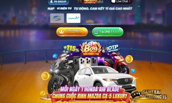 tải game bài đổi thưởng b29 Nhà cái B29 với nhiều ưu điểm thu hút người chơi