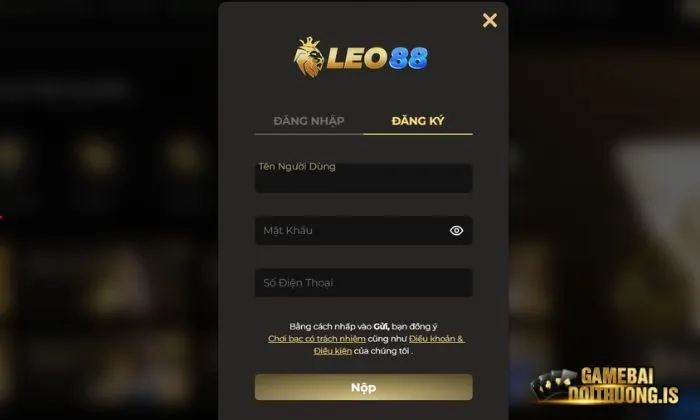 tải game bài đổi thưởng leo88 Đăng ký tài khoản thành viên tại Leo88