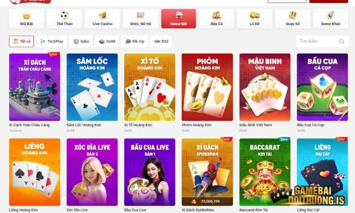 Tựa game bài hot tại Mibet