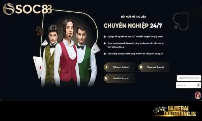 tải game bài đổi thưởng soc8 Soc88 luôn sẵn sàng hỗ trợ mọi vấn đề trong giao dịch