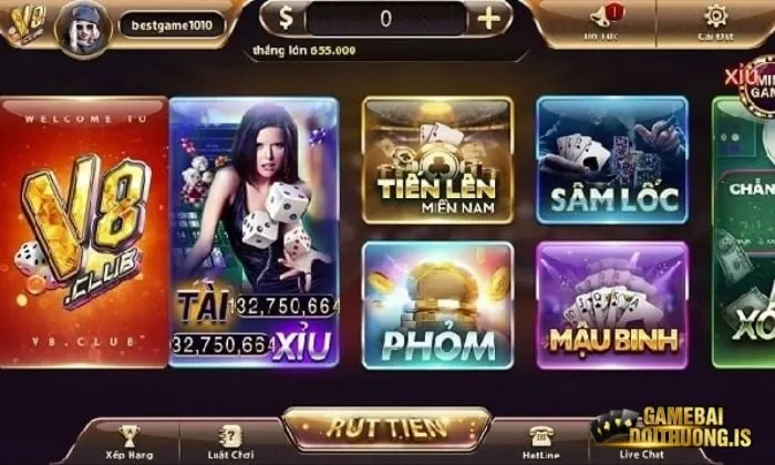 tải game bài đổi thưởng v8club V8club – nhà cái đổi thưởng hấp dẫn