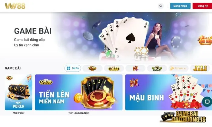 tải game bài đổi thưởng wi88 Trải nghiệm một bộ sưu tập game bài độc đáo
