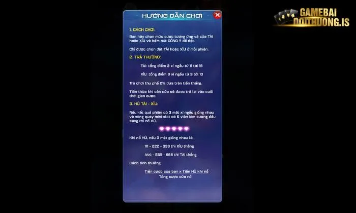 Tài xỉu ric Luật chơi Tài Xỉu Ric chi tiết