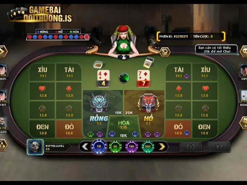 Tìm hiểu về game bài Rồng Hổ Yo88