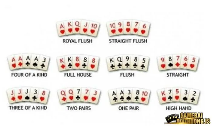 Xì Tố Ric Các bộ bài trong xì tố cần biết để nhân vốn thắng lớn