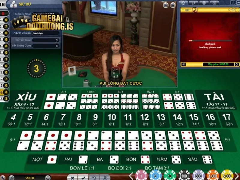 Chơi ngay Sicbo VIN trên sảnh chính nhà cái