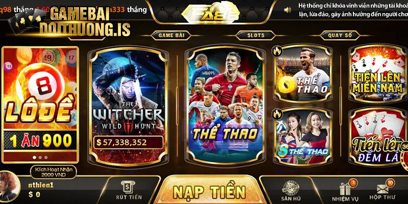 Thông tin về cổng game bài Fa88