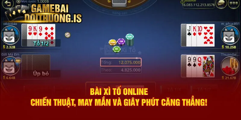 Tổng quan về sân chơi bài xì tố online